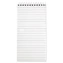 Reporter’s Notepad, Wide/Legal Rule, White Cover, 70 White 4 x 8 Sheets, 12/Pack