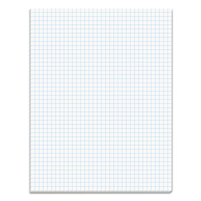 Quadrille Pads, Quadrille Rule (4 sq/in), 50 White 8.5 x 11 Sheets