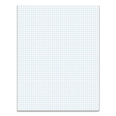 Quadrille Pads, Quadrille Rule (5 sq/in), 50 White 8.5 x 11 Sheets