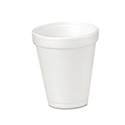 Foam Drink Cups, 4 oz, 50/Bag, 20 Bags/Carton