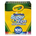 Super Tips Washable Markers, Fine/Broad Bullet Tips, Assorted Colors, 100/Set