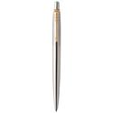 Jotter Gel Pen, Retractable, Medium 0.7 mm, Black Ink, Stainless Steel Barrel