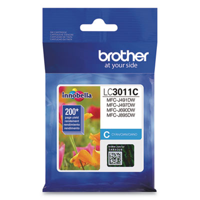 LC3011C Ink, 200 Page-Yield, Cyan