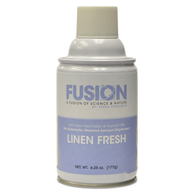 Fusion Metered Aerosols, Linen Fresh, 6.25 oz, 12/Carton