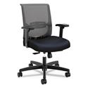 Convergence Mid-Back Task Chair, Synchro-Tilt and Seat Glide, Supports Up to 275 lb, Navy Seat, Black Back/Base