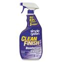 Clean Finish Disinfectant Cleaner, Herbal, 32 oz Spray Bottle, 12/Carton