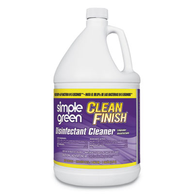 Clean Finish Disinfectant Cleaner, 1 gal Bottle, Herbal