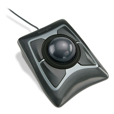 Expert Mouse Trackball, USB 2.0, Left/Right Hand Use, Black/Silver