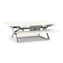 Coordinate Portable Desktop Riser, 35.04" x 31.1" x 5" to 16.54", White