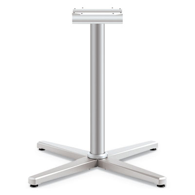 Arrange X-Leg Base for 42" to 48" Tops, 32w x 32d x 28h, Silver