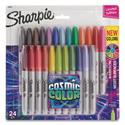 Cosmic Color Permanent Markers, Medium Bullet Tip, Assorted Cosmic Colors, 24/Pack