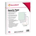 Medical Security Papers, 24 lb Bond Weight, 8.5 x 11, Green, 500/Ream