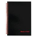 Hardcover Twinwire Notebooks, SCRIBZEE Compatible, 1-Subject, Wide/Legal Rule, Black Cover, (70) 9.88 x 6.88 Sheets
