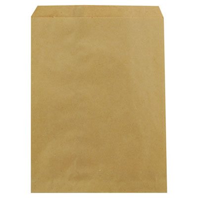 Kraft Paper Bags, 8.5" x 11", Brown, 2,000/Carton