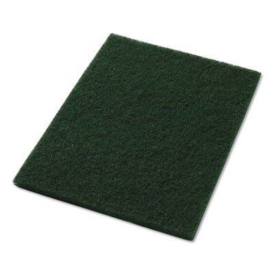 Scrubbing Pads, 14 x 20, Green, 5/Carton