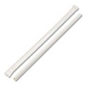 Individually Wrapped Paper Straws, 7.75" X 0.25", White, 3,200/carton