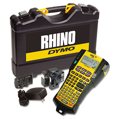 Rhino 5200 Industrial Label Maker Kit, 5 Lines, 4.9 x 9.2 x 2.5