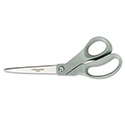 Contoured Performance Scissors, 8" Long, 3.5" Cut Length, Gray Offset Handle