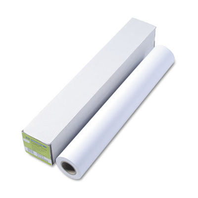 DesignJet Inkjet Large Format Paper, 6.1 mil, 24" x 100 ft, Coated White