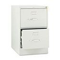 510 Series Vertical File, 2 Legal-Size File Drawers, Light Gray, 18.25" x 25" x 29"