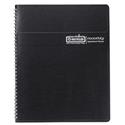 14-Month Recycled Ruled Monthly Planner, 8.75 x 6.78, Black Cover, 14-Month: Dec 2024 to Jan 2026