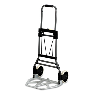 Stow-Away Collapsible Medium Hand Truck, 275 lb Capacity, 19 x 17.75 x 38.75, Aluminum