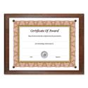 Award-A-Plaque Document Holder, Acrylic/Plastic, 10.5 x 13, Walnut