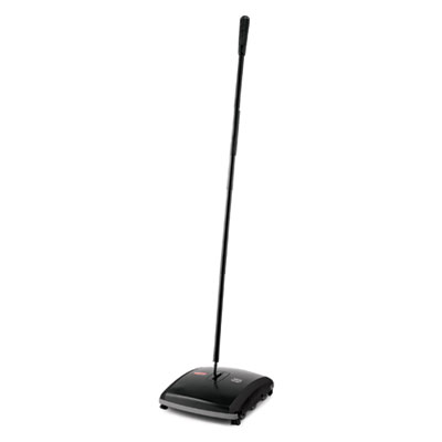 Dual Action Sweeper, 44" Steel/Plastic Handle, Black/Yellow