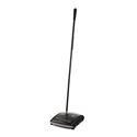 Brushless Mechanical Sweeper, 44" Handle, Black/Yellow