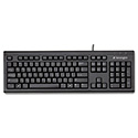 Keyboard For Life Slim Spill-Safe Keyboard, 104 Keys, Black