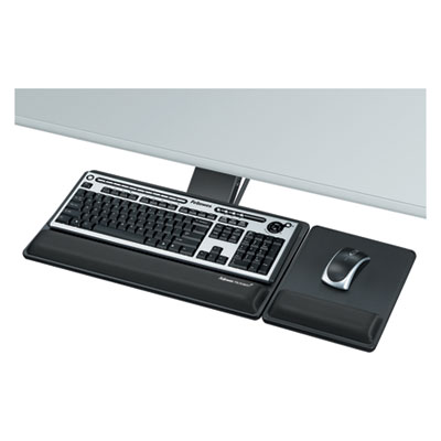 Designer Suites Premium Keyboard Tray, 19w x 10.63d, Black