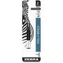F-Refill for Zebra F-Series Ballpoint Pens, Fine Conical Tip, Black Ink, 2/Pack