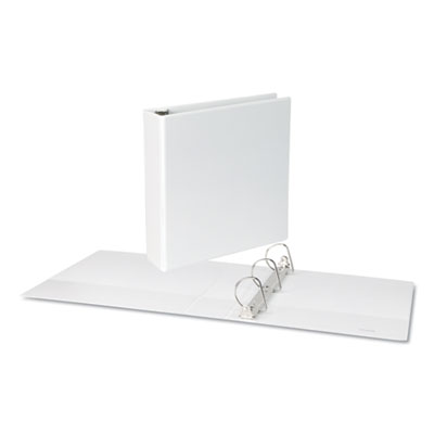 Slant D-Ring View Binder, 3 Rings, 2" Capacity, 11 x 8.5, White