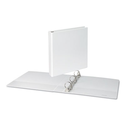 Slant D-Ring View Binder, 3 Rings, 1.5" Capacity, 11 x 8.5, White