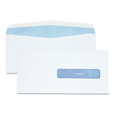 Security Tinted Insurance Claim Form Envelope, Address Window, Commercial Flap, Gummed Closure, 4.5 x 9.5, White, 500/Box