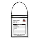 1-Pocket Shop Ticket Holder w/Setrap, Black Stitching, 75-Sheet, 9 x 12, 15/Box