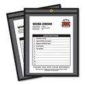 Shop Ticket Holders, Stitched, One Side Clear, 75 Sheets, 9 x 12, 25/Box