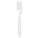 Impress Heavyweight Full-Length Polystyrene Cutlery, Fork, White, 1,000/Carton