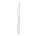 Impress Heavyweight Full-Length Polystyrene Cutlery, Knife, White, 1,000/Carton