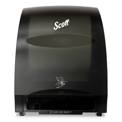 Essential Electronic Hard Roll Towel Dispenser, 12.7 x 9.57 x 15.76, Black