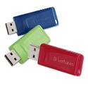 Store 'n' Go USB Flash Drive, 16 GB, Assorted Colors, 3/Pack