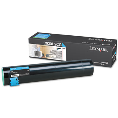 C930H2CG High-Yield Toner, 24,000 Page-Yield, Cyan