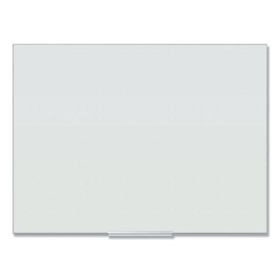Floating Glass Ghost Grid Dry Erase Board, 48" x 36" (Actual Size: 47" x 35"), White Surface