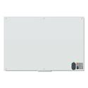 Magnetic Glass Dry Erase Board Value Pack, 70" x 47", Frosted White Surface