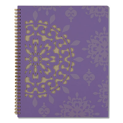 Vienna Weekly/Monthly Appointment Book, Geometric Artwork, 11 x 8.5, Purple/Tan Cover, 12-Month (Jan to Dec): 2025