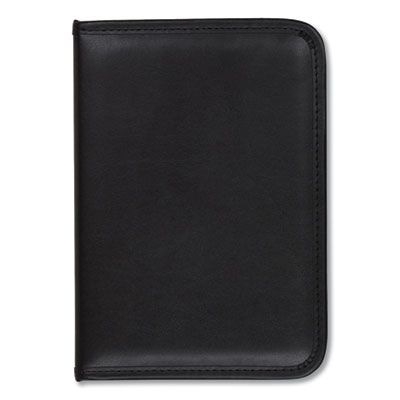 Professional Padfolio, 3/4w x 9 1/4h, Open Style, Black