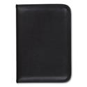 Professional Padfolio, 3/4w x 9 1/4h, Open Style, Black