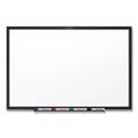 Classic Series Total Erase Dry Erase Boards, 96" x 48", White Surface, Black Aluminum Frame