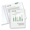 Recycled Polypropylene Sheet Protectors, Reduced Glare, 2", 11 x 8.5, 100/Box