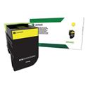 80C1HY0 Return Program High-Yield Toner, 3,000 Page-Yield, Yellow